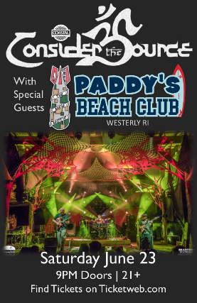 Consider The Source, The New Motif — produced by Coastal Productions at Paddy's Beach Club, Westerly, RI