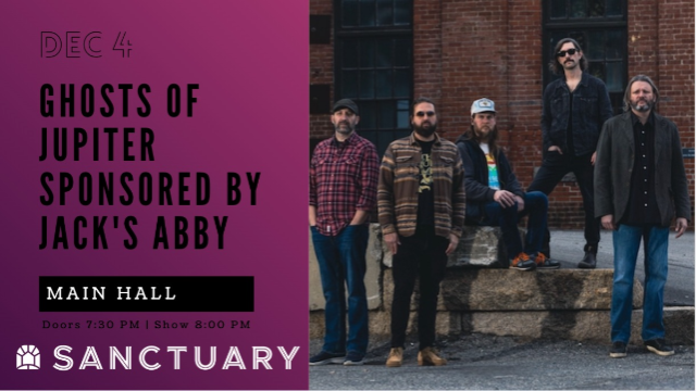 GHOST OF JUPITER feat. Nate Wilson of Moe — produced by Coastal Productions at Sanctuary, Maynard, MA