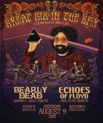 BEARLY DEAD + ECHOES OF FLOYD: a Tribute to the End of the Days Between — produced by Coastal Productions at Paddy's Beach Club, Westerly, RI
