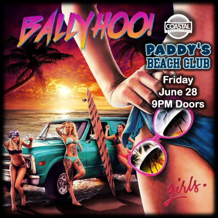 Ballyhoo, The Elovaters — produced by Coastal Productions at Paddy's Beach Club, Westerly, RI