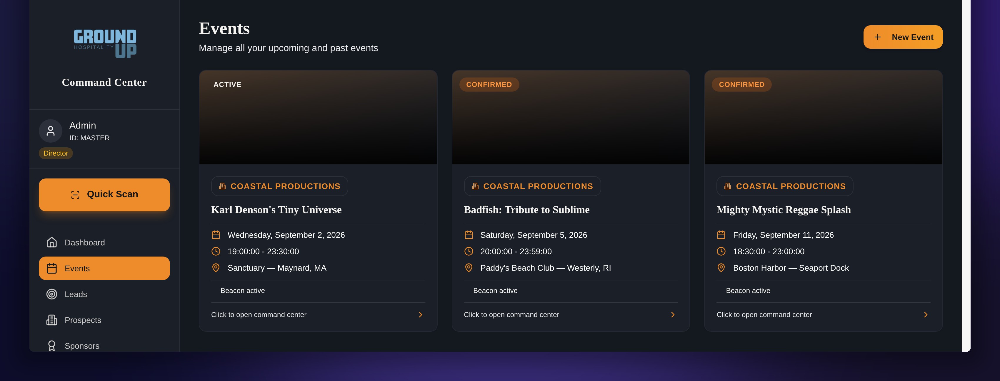 Coastal Productions Digital, Web & Technology — live event production in Boston and New England