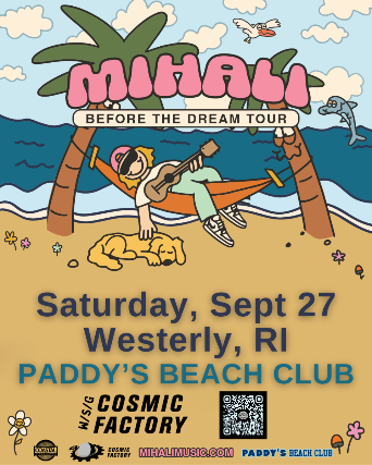MIHALI (full band) Live On The Beach w/ Cosmic Factory — produced by Coastal Productions at Paddy's Beach Club, Westerly, RI
